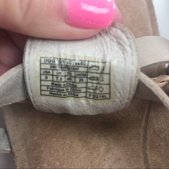 Ugg Maddie Cork Wedge Sandal 9 - Picture 6 of 6